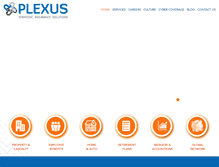 Tablet Screenshot of plexusgroupe.com